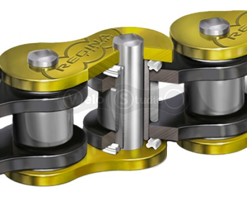 Ланцюг Regina ZRE Chain - 520 [Gold], 520-130L / Seal Ring