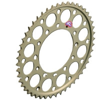 Задня зірка Renthal 525 Hard Anodised Chainwheel 210U - Yamaha [AluGold], 45z