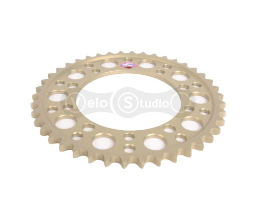 Задняя звезда Renthal 525 Hard Anodised Chainwheel 210U - Yamaha [AluGold], 45z