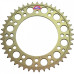 Задняя звезда Renthal 530 Hard Anodised Chainwheel 409U - Suzuki [AluGold], 42z