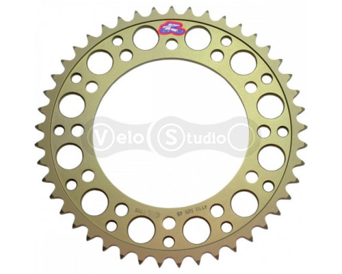 Задняя звезда Renthal 525 Hard Anodised Chainwheel 411U - Honda [AluGold], 41z