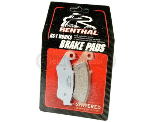Колодки гальмівні Renthal RC-1 BP-100 Works Brake Pads, Sintered