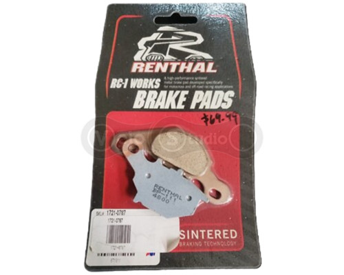 Тормозные колодки Renthal RC-1 BP-111 Works Brake Pads, Sintered