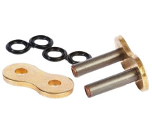 Замок цепи мотоцикла Renthal R4-2 Rivert Link - 530 [Gold], 530 / Seal Ring