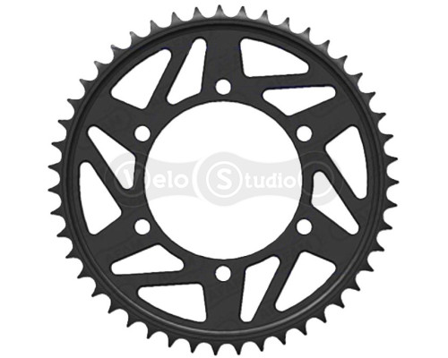 Задня зірка AFAM 520 K-Steel Chainwheel 38300K - Beta [Black], 48z