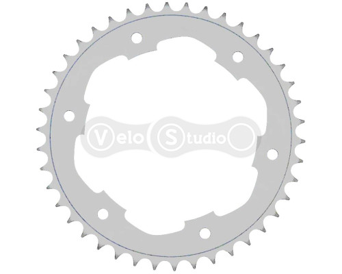 Задня зірка AFAM 525 Steel Chainwheel 86610 - Triumph [Silver], 50z