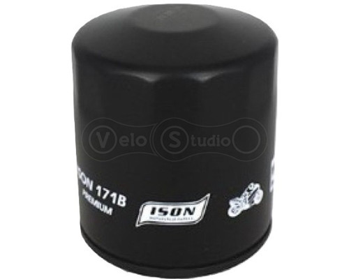 Фільтр масляний ISON 171B Premium Canister Oil Filter [Black], Spin-On