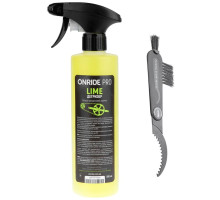 Комплект дегризер ONRIDE PRO Lime 500 мл со щеткой для чистки трансмиссии