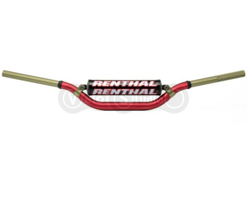 Руль Renthal Twinwall® 801 мм, подъём 99 мм Handlebar [Red], CR HIGH