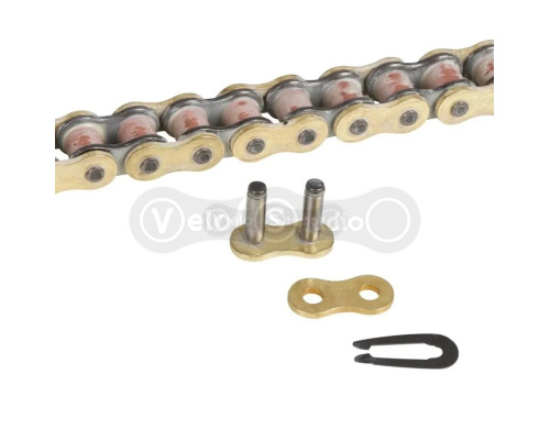 Цепь Renthal R1 Chain – 420 [Gold], 420-130L / No Seal
