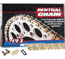 Цепь Renthal R1 Chain – 420 [Gold], 420-132L / No Seal