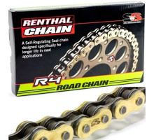 Цепь Renthal R4-2 Chain - 530 [Gold], 530-114L / Seal Ring
