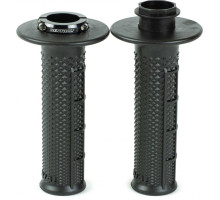 Грипсы Renthal MX R-Works Lock-On Tapered Grips - Half Waffle G239 [Black], Ultra Tacky