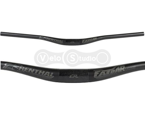 Руль Renthal Fatbar® 35mm 760 мм Lite Carbon Handlebar [Black], Rise 20 mm