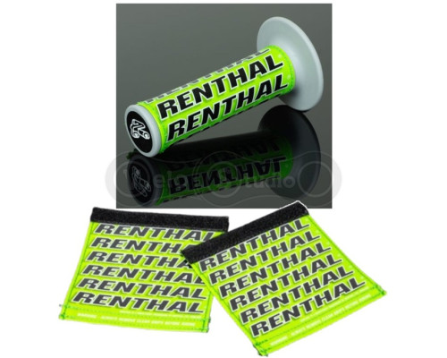 Чехлы на грипсы Renthal Clean Grip Covers G256 [Green], One Size
