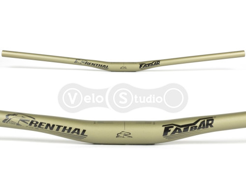 Руль Renthal Fatbar® Lite 760 мм Handlebar [AluGold], Rise 10 mm
