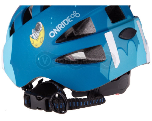 Дитячий вело шолом ONRIDE Bud 20 космонавт M (52-56 см)