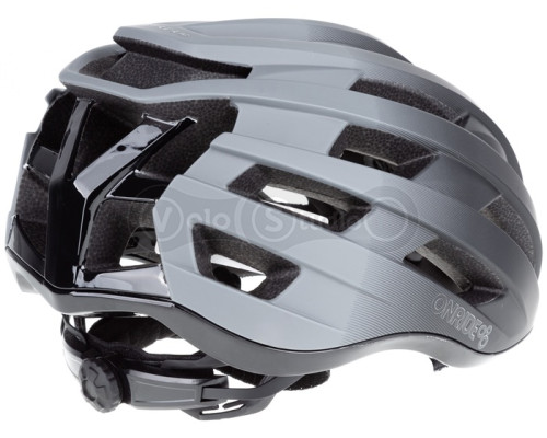 Вело шолом ONRIDE Stream глянсовий сіро-чорний L (58-61 см)