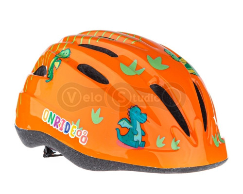 Дитячий вело шолом ONRIDE Clip динозаври M (52-56 см)