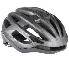 Велошлем ONRIDE Focus чорний/сірий M (55-58 см) Cool Max подушечки