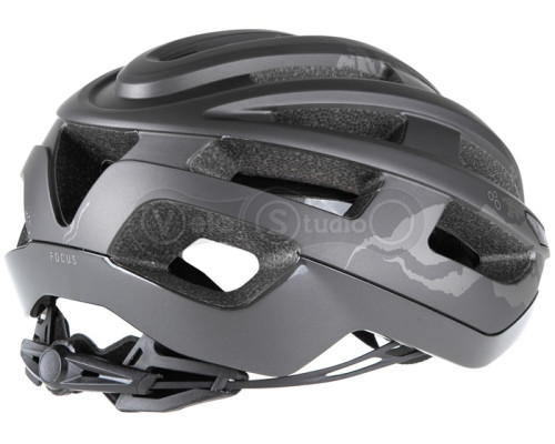 Велошлем ONRIDE Focus чорний/сірий M (55-58 см) Cool Max подушечки