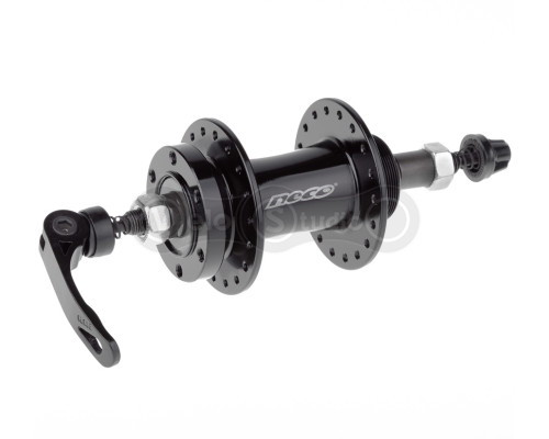 Задняя втулка NECO MS3951R, 36 спиц, под диск, под трещотку, черная