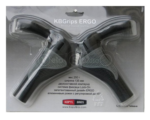 Грипсы KBG MTB Grips - ERGO [Black], Medium