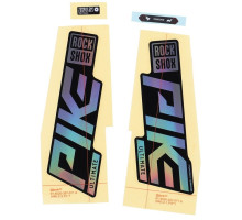 Наклейки на вилку RockShox Pike Ultimate (2021+) 27/29 Gloss Rainbow