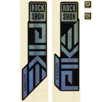 Наклейки на вилку RockShox Pike Ultimate (2023+) 27/29 Gloss Rainbow