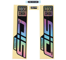 Наклейки на вилку RockShox Sid SL (2021+) 27/29 Gloss Rainbow