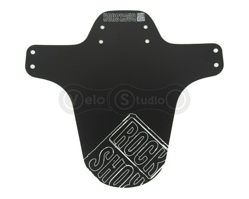 Брызговик RockShox MTB Fender Black with Outline White Distressed Logo Print
