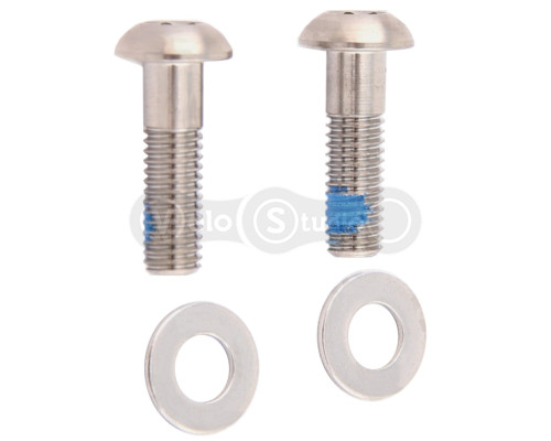 Болты для тормоза SRAM Bracket Mounting Bolts Titainium T25 15mm (2шт) Flat Mount