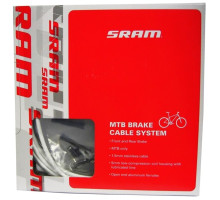 Набор рубашки и тросиков для тормоза SRAM MTB BRAKE CABLE KIT SS 5MM WHT