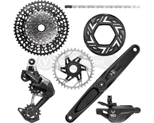 Група SRAM Eagle 90 DUB EMTB 165 BOSCH (165 мм, 10-52T)
