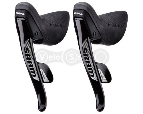 Дуалконтроли SRAM Rival 22 DoubleTap - комплект 2x11 швидкостей чорні