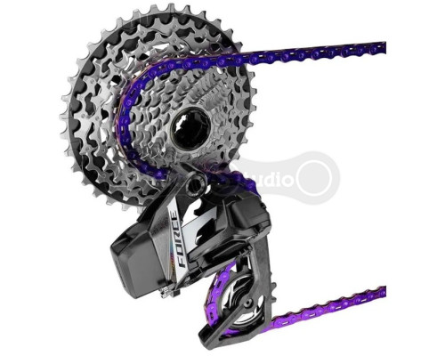 Ланцюг SRAM FORCE E1 Flattop - Purple - 114Links with PowerLock - 12/13 speed