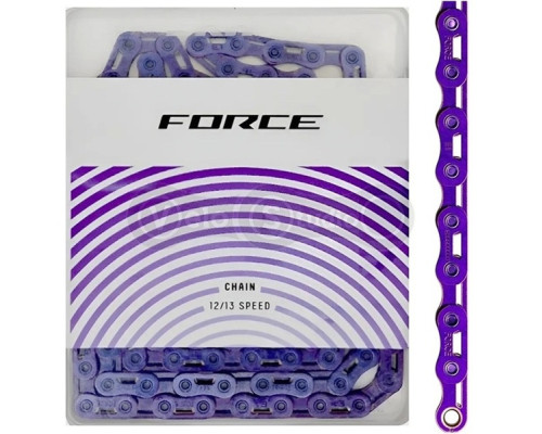 Ланцюг SRAM FORCE E1 Flattop - Purple - 126Links with PowerLock - 12/13 speed