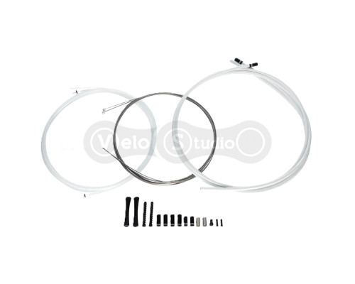Набір сорочки та троса перемикання SRAM SLICKWIRE PRO 4mm Road/MTB Shift White