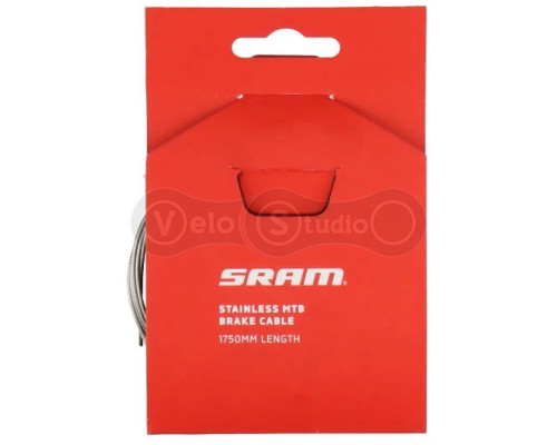 Трос гальма SRAM 1.5 мм, нержавіюча сталь, MTB, 1750 мм