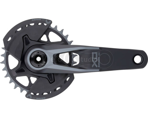 Шатуны SRAM X0 Eagle V2 Q174 CL55 DUB MTB Wide 170mm Black 2-guards 32t T-Type