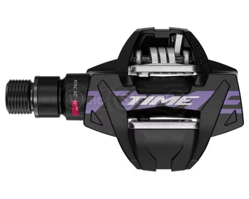 Педали контактные TIME XC 6 BLACK PURPLE B1