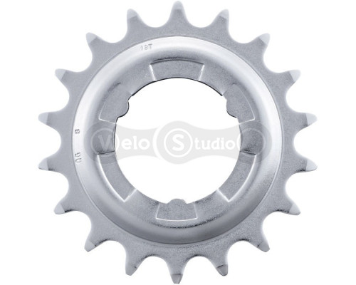 Зірка для втулки Shimano Nexus 18 зуб. срібний