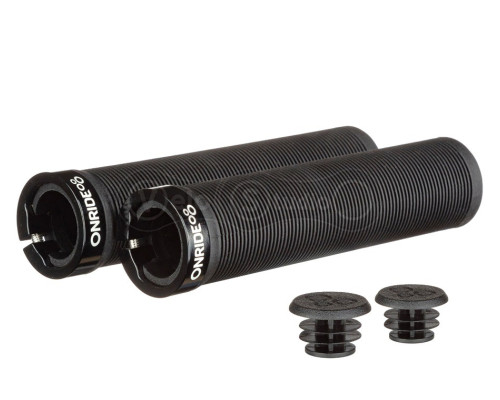 Грипсы ONRIDE Buffer, один замок, 130 мм, черные