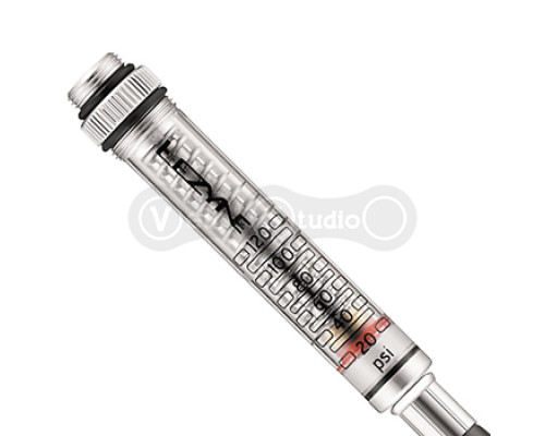 Шланг к ручному насосу с манометром LEZYNE ABS PEN GAUGE серебристый Y13