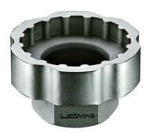 Съемник каретки LEZYNE EXTERNAL BOTTOM BRACKET SOCKET 3/8 SOCKET, 16 NOTCH, 44MM, FOR SHIMANO