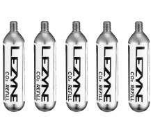 Балончики LEZYNE СО2 20G сріблястий Y13 5 штук