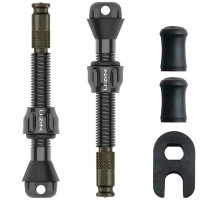 Ниппель для бескамерки Lezyne CLIK TLR Pro 44 мм Black - 2 штуки