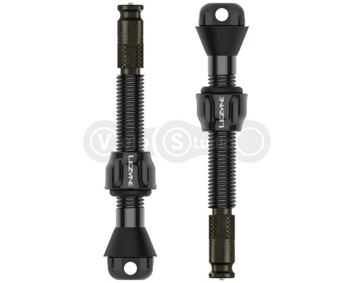 Ниппель для бескамерки Lezyne CLIK TLR Pro 44 мм Black - 2 штуки