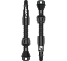 Ниппель для бескамерки Lezyne CNC Pro 44 мм чёрный Y19 - 2 штуки