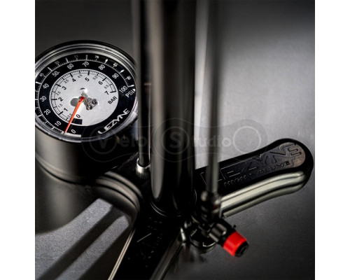 Підлоговий насос LEZYNE CLIK FLOOR DRIVE HV-FLAT 100 psi BLACK